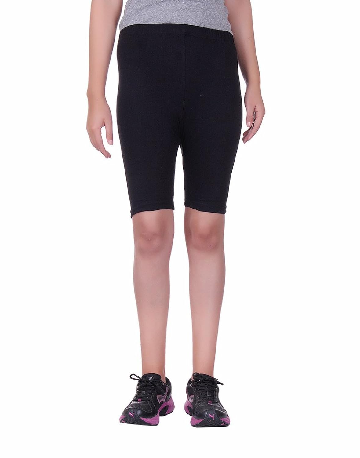 alisha women's cotton lycra cycling shorts/tights - pack of 4
