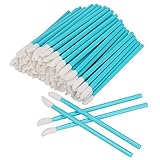 AKStore 100 Pcs Disposable Lip Brushes Make Up Brush Lipstick Lip Gloss Wands Applicator Tool Makeup Beauty Tool Kits (Blue)