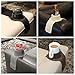HIT PRODUCTS CouchCoaster® - Original & Patented Armrest Couch Cup Holder, Rosso Red - A Weighted, Silicone, Anti Slip Coaster Stops Spills On Your Sofa, Armchair Or Recliner & Keeps Drinks in Reach