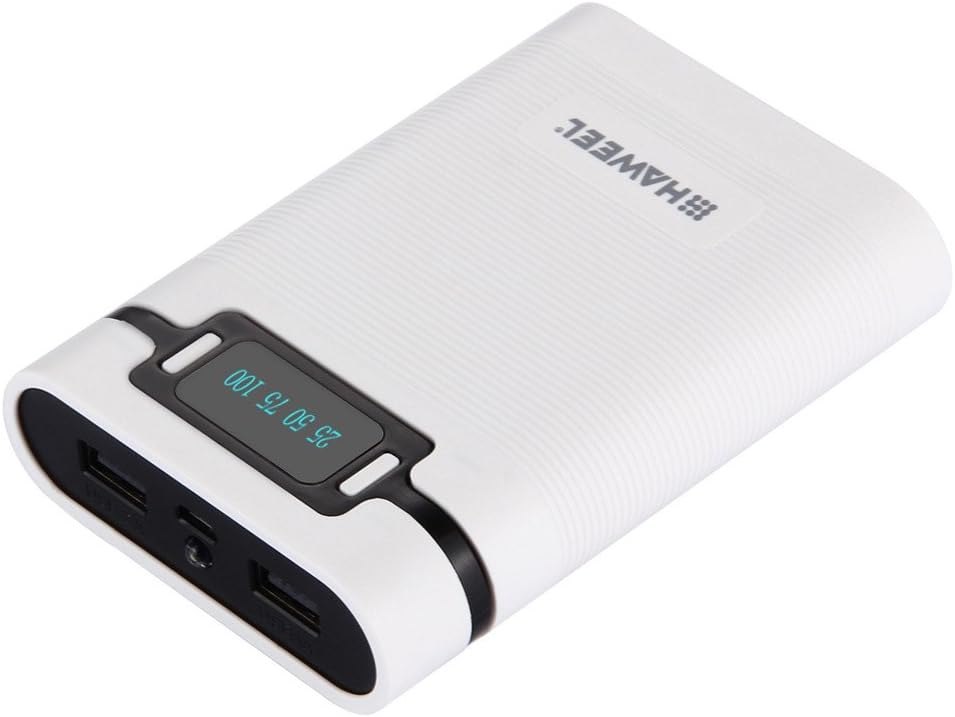 4 x 18650 Charger Box Portable Power Bank Case with 2 USB Port and Power Display by Charberry