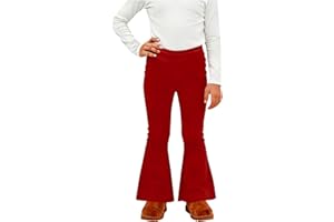 Girl's Dance Leggings Flare Pants Kids Elastic High Waisted Casual Running Yoga Bootcut Leggings Bell Bottoms Stretch