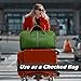 Gonex 80L Packable Travel Duffle Bag Foldable Duffel Bags for Luggage Gym Sports Camping Travelling Cycling Storage Shopping Water & Tear Resistant Green