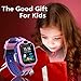 LDB Direct Kids Smart Watch,LBS/GPS Tracker SOS Call Waterproof Smartwatch Phone with Touch Screen Two Way Call Game Compatible iOS Android 2G for Boys Girls Christmas Birthday Gifts (Pink)