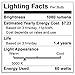 Satco S2236 60 Watt (75 Watt) 1090 Lumens PAR30 Short Neck Halogen Narrow Spot 9 Degrees Clear Light Bulb, Dimmable