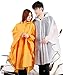 ZSHOW Unisex's Pure Color Waterproof Rain Poncho Hooded Raincoat