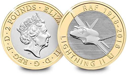 Change Checker 2018 UK RAF Lightning II CERTIFIED BU £2