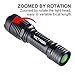 Victagen Tactical 1230 Lumen Ultra Bright IP67 Waterproof T6 LED Flashlight,USB Rechargeable (18650 Battery Included) Zoomable & 5 Modes Adjustable Military Torch for Hiking Camping Hunting