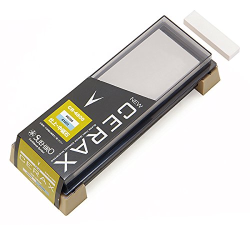 Photo 1 of Suehiro NEW CERAX CR-4800 Combination sharpening stone: # 6000 / # 1000 (WA), Soaking stone/