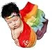 M&G House Newborn Photography Props Stretch Rainbow Wrap Baby Photo Props Blanket Rainbow Wrap Baby Shower