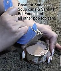 2 Easy Safe Ring Pull CAN OPENER Protects Nails