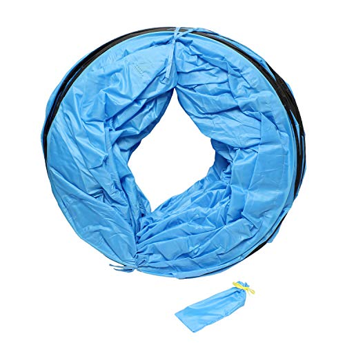 MIMU | Dog Agility Tunnel Play Tunnel Dog Agility Equipment Pet Tunnel for Dogs, Dog Obstacle Course Equipment 18 x 2 Ft
