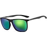 ZENOTTIC Square Polarized Sunglasses for Men Ultralight Carbon Fiber Sun Glasses Driving Fishing Golf Sports UV400 Protection