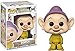 Disney: Snow White and The Seven Dwarfs - Dopey Funko Pop! Vinyl Figure (Includes Compatible Pop Box Protector Case)