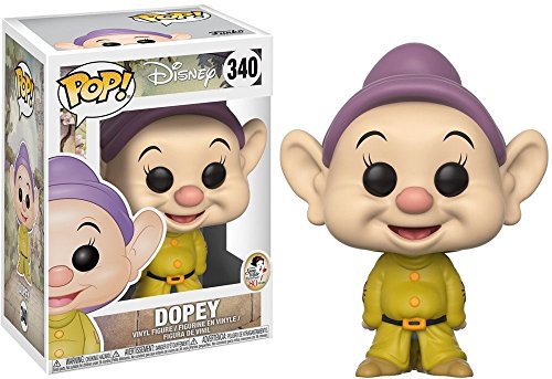 Disney: Snow White and The Seven Dwarfs - Dopey Funko Pop! Vinyl Figure (Includes Compatible Pop Box - //coolthings.us