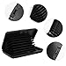 MaxGear RFID Blocking Credit Card Holder for Men Aluminum Credit Card Case Metal Credit Card Protector Waterproof Credit Card Wallet for Men Women Metal Credit Card Holder Black