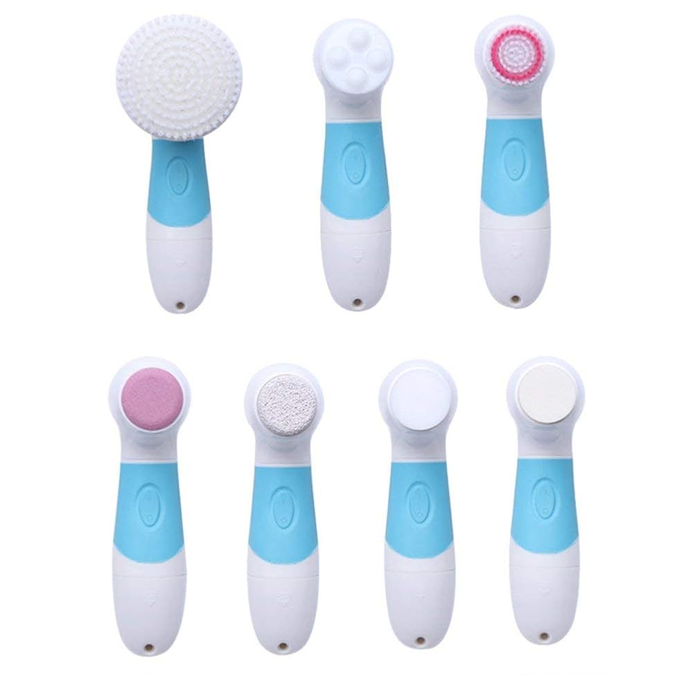 7in1 Facial Cleansing Brush, Waterproof Face Brush for Cleansing with