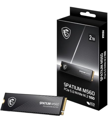 内蔵型SSD MSI SPATIUM M480 PRO 2TB M.2 NVMe Gen4 SSD MSI Spatium M480 Pro, 2TB, M.2 2280, PCIe NVMe, Leitura