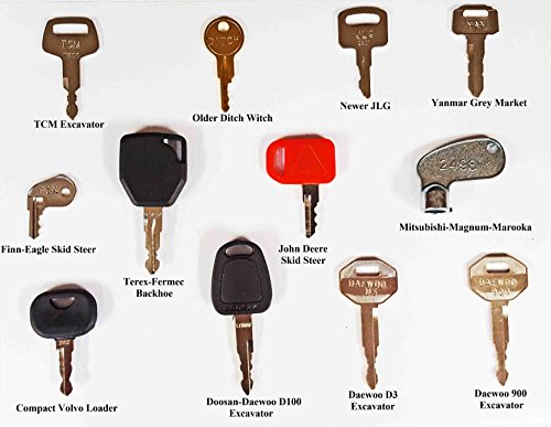 Keyman 100 Keys Heavy Equipment Key Set/Construction Ignition Keys Set - 100 Different Keys - Thumbnail 5
