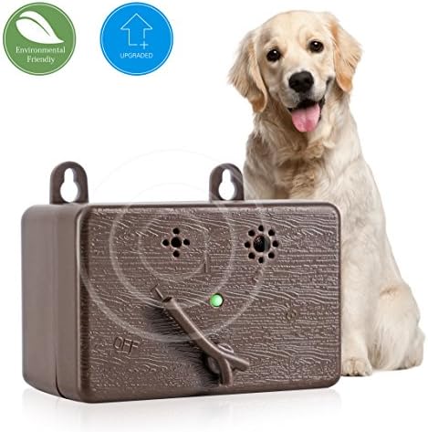 TAKUSKY Ultrasonic Dog Bark Controller Outdoor Anti Barking Device Sonic Bark Deterrents Stop Dog Barking Device Dog Silencer Dog Training Control Repeller Safe Dogs Up to 50 Feet[2018 Upgraded]