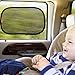 Baby Car Shade - Car Side Window Sun Blocker - 2 Pack - Premium Quality Vehicle Cling Visors - Auto Window Shades - Block UV Rays- Protect Children from The Sun's Glare