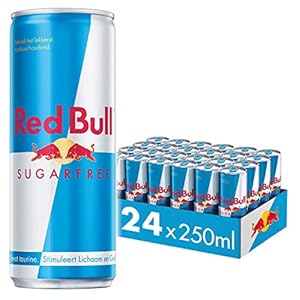 Red Bull Suikervrije energiedrank, 250 ml, verpakking van 24