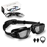 EARTIME Swimming Goggles, Swim Goggles for Adult Men Women Youth Anti Fog UV Protection No Leaking Swim Glasses with Case Protection & Nose Clip & Ear Plugs