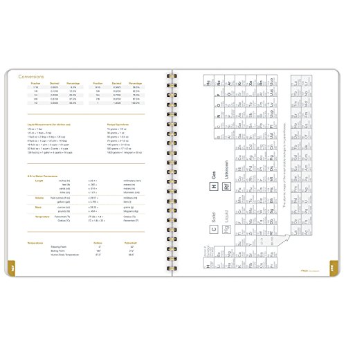 Mead 2018-2019 Academic Year Student Weekly & Monthly Planner, Large, 8-1/2 x 11, Modern Chic, Geo (CAW507D2)