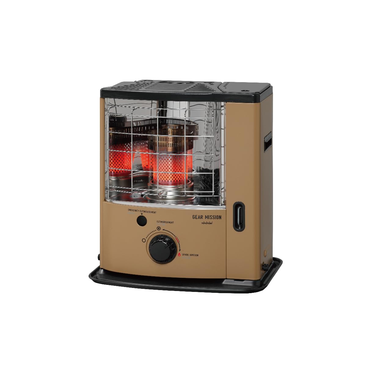 【トヨトミ】反射形 石油ストーブGEAR MISSION RS-GE23(T)コヨーテ色 日本製 【コンクリート】8畳/【木造】6畳商品画像