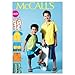 McCall's Patterns M6548 Children's/Boys' Shirt, Top and Shorts, Size CCE (3-4-5-6)