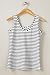 Fair Indigo Women's Organic Cotton Reversible 2 in 1 Tank