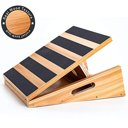 StrongTek Professional Wooden Slant Board Adjustable Incline Board and
