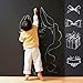 Chalkboard Dry Erase Contact Paper Self-Adhesive Blackboard Decal Wall Sticker Decor for Home Office Kitchen School (17.7by78.7 inches) - 5 Colored Chalks Included