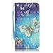 S5 Case, Samsung Galaxy S5 Case, Lwaisy [Wrist Strap] [Stand Function] Premium PU Leather Wallet Phone Case Flip Cover Built-in Card Slots for Samsung Galaxy S5 (Gold Butterfly)