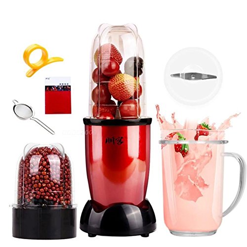 Click Here to See More Images DULPLAY Juicer Juice extractor Bpa free Premium food grade Stainless steel dual speed setting Juicer machine, 150w-red