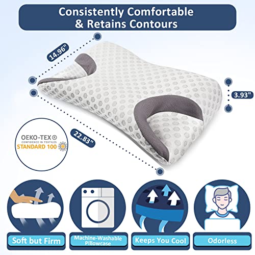 IKSTAR CPAP Pillow for Side Sleeper, Sleep Apnea Pillow for Sleeping