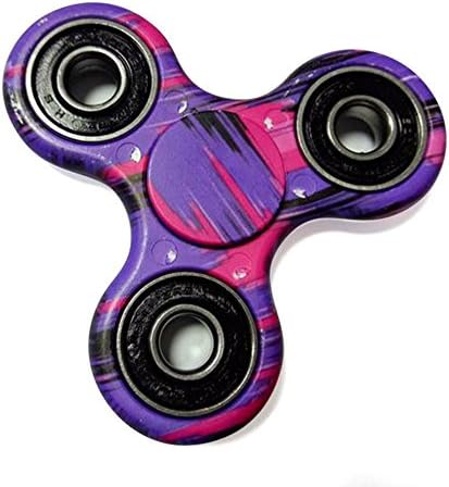 Parit-Camo-Tri-Spinner-3D-Fidget-Toy-Hand-Finger-Spinner-Ceramic-For-Autism-EDC-ADHD-Desk-Focus-Anti-Stress-Toy (Purple)