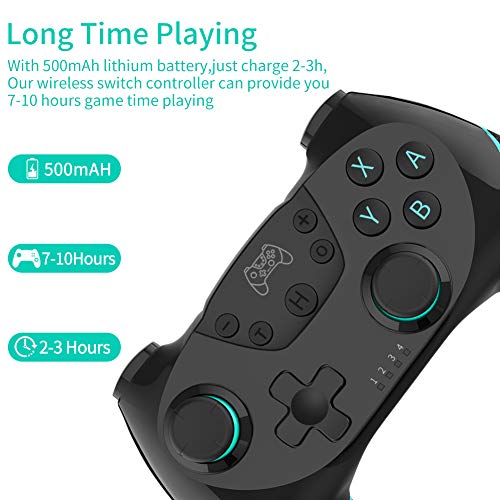 Wireless Switch Pro Controller Switch Remote Gamepad Joystick,RegeMoudal Wireless Switch Controller for Nintendo Switch [2020 Upgraded Version] - Thumbnail 2