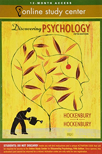 Student Access Code for Discovering Psychology, 5th Edition