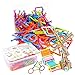 Beautyer 112 PCS Building Construction Toy Building Blocks Bars Different Shape Educational Construction Engineering Set 3D Puzzle