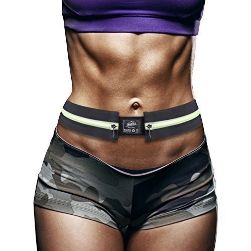 Laufgürtel für Handy, HiHill Wasserdicht Hüfttasche Sport Jogginggürtel Taille Tasche mit Reflektierendem Streifen, Verstellbar Erweiterbar für iPhone X / 8 / 8 Plus / 7 / 7 Plus