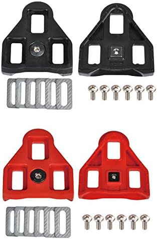 Wellgo RC5/RC6 Shoe Plates - Look Delta Compatible Cleats - Black
