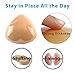 Silicone Adhesive Bra Pads Inserts, Push Up Sticky Removable Swimsuit Cups Bra Pad Breast Enhancer (2 Pair)