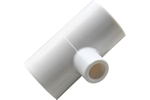 Aopchry 10 Pack Chicken Waterer ABS Tee Fittings. Suitable for Chicken Water Cups, Nipples and Other Poultry Waterers, White and Thickened