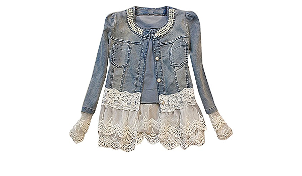 Buttoned Slim Denim Jacket 