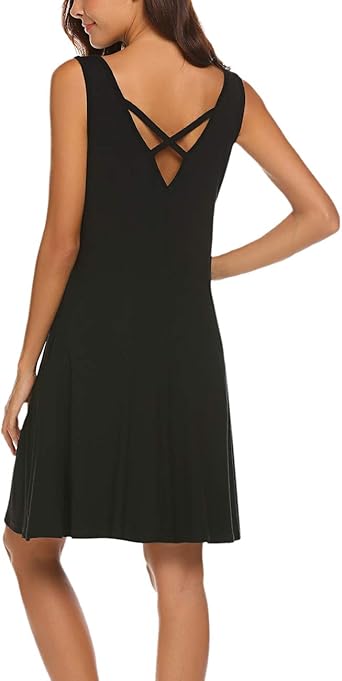 criss cross t shirt dress