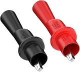 Cleqee 4PCS Multimeter Push on Alligator Clips 2mm Female Socket view 4
