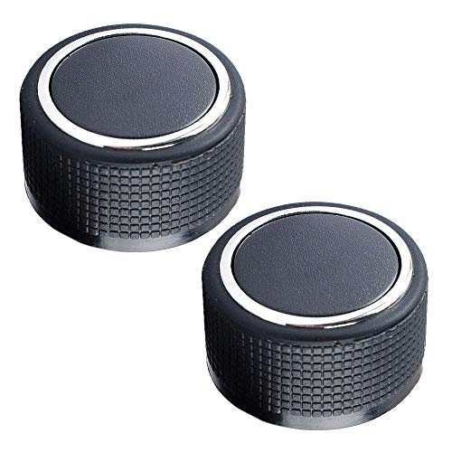 Gekufa Rear Radio Knobs Compatible with 2007-2013 Chevy Tahoe Chevrolet Silverado GMC Acadia Sierra Escalade Buick Enclave Yukon Cadillac-Radio Audio Volume Control Knob Replacements GM 22912547