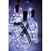 8 Pack 20 LED Wine Bottle Cork Lights, Fairy Mini String Lights Copper Wire, Battery Operated Starry Lights for DIY, Christmas, Halloween, Wedding, Party, Indoor&Outdoor (8 Pack, Cool White)