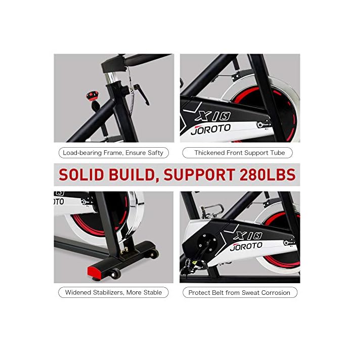 joroto belt drive indoor cycling bike with magnetic resistance exercise bikes stationary