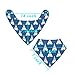 WloveTravel Baby Bandana Drool Bibs, 8-Pack Unisex Bibs for Drooling and Teething, Gift Set with 100% Organic Cotton, Hypoallergenic Soft & Absorbent in 8 Unique Designs